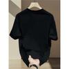 European Sizes Fashion Brand Printed Short-sleeved T-shirt for Men In Summer Heavy Pure Cotton Korean-style Japanese-style Printed Versatile Tops
