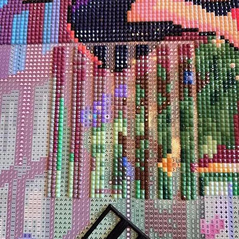 Gem Art Ruler Square Gem Drawing Grid Anti-Slip High Precision Portable Crafting Supplies for Hobby Crafting Home Decoration