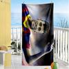 Neymar Psg Fly Emirates Beach Towel Super Soft Microfiber Quickdry Fabric Comfortable Lightweight Perfect for Traveling Yoga Camping and Swimming