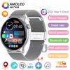 2025 Nové GPS Chytré hodinky Ženy Pravý AMOLED 466*466 HD Displej Sledování zdraví Sportovní NFC Hlas Bluetooth Volání Chytré hodinky Dámské