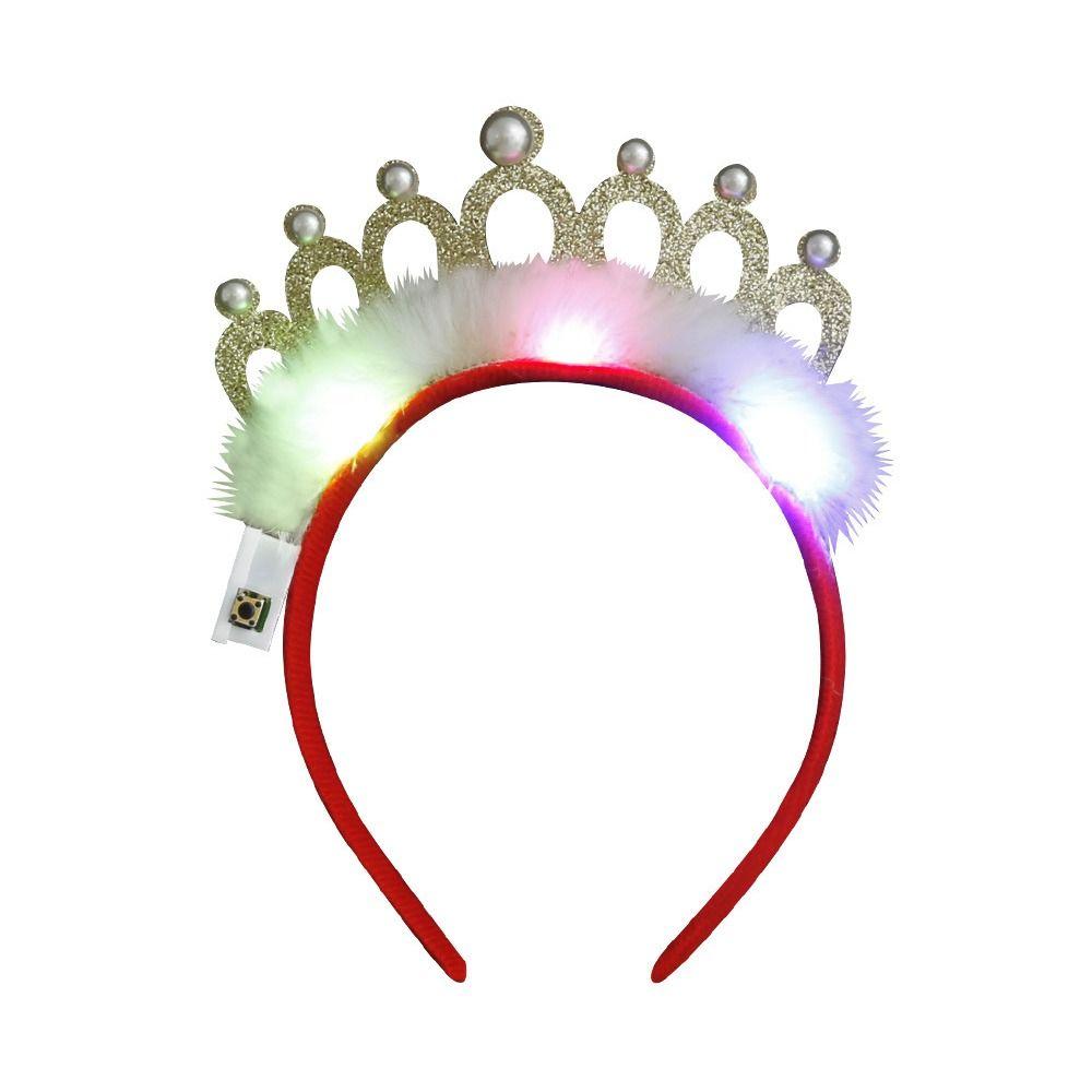 Xmas Tree/Santa's Hat/Elk Veselé Vánoce LED čelenka do vlasů Vánoční cosplay čelenka Nový rok