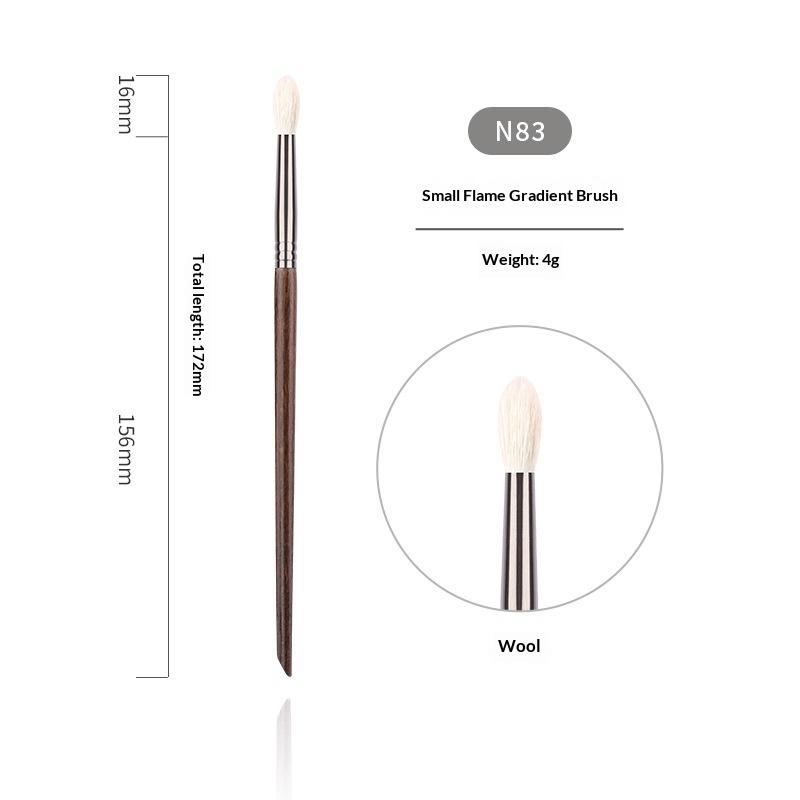 Professional Animal Hair Makeup Brush Set Complete Soft Bristles for Eyeshadow Lip Foundation Beginner Use