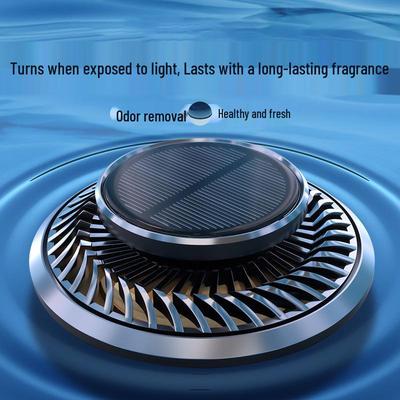 High-End Solar Car Air Freshener - New Car Scent & Odor Remover Ornament