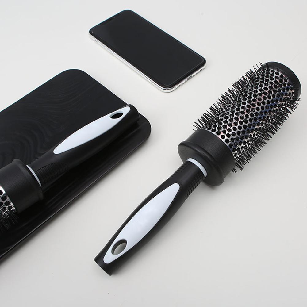 Hair Rolling Nylon Comb Hair Styling Cylinder Curly Round Brush Hair Salon Tool Lightweight Easily Carrying Hair Part