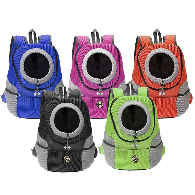 Nešiojamas lauko naminių gyvūnų krepšys su dvigubu diržu šunims kelionėms, kvėpuojantis šunų krepšys, lauko šunų nešiojimo krepšys, reikmenys naminiams gyvūnams nešioti