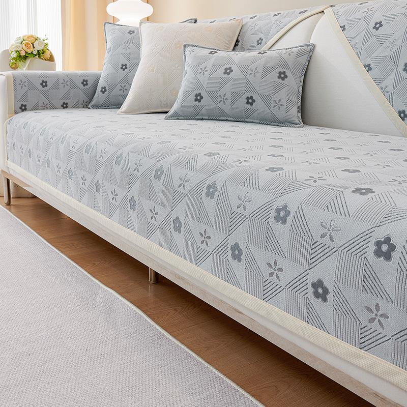 

Подушка для дивана из синели, четырехсезонная универсальная подушка для сиденья, чехол для дивана, новая простая современная ткань, утолщенная подушка для сиденья 70*70cm