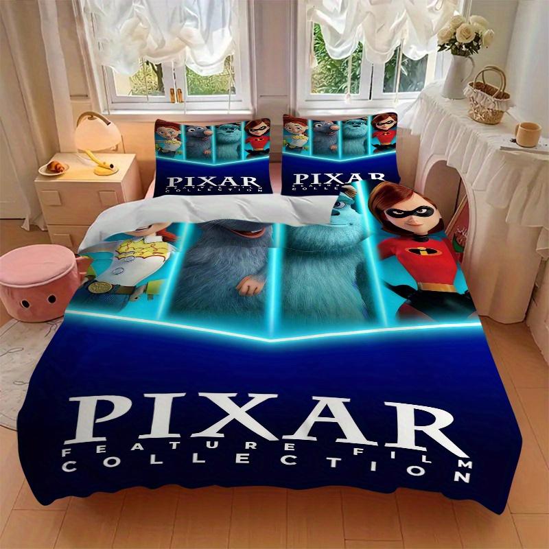 3pcs Disney Characters Printed Bedding Set, Soft and Comfortable Quilt Cover for Bedroom D019