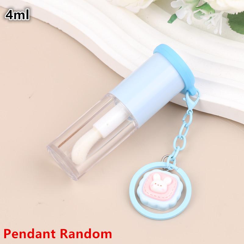 Lip Glaze Bottle With Keychain Big Wand Empty Lipstick Gloss Tube Refillable Liquid Container Bottle Lip Gloss Sample Bottle