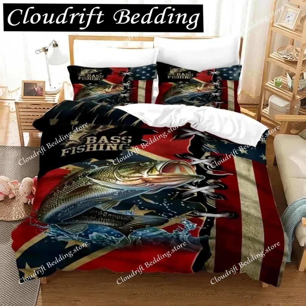 3D Print American Flag Duvet Cover Set Microfiber Decor Bedding Set Independence Day Freedom Theme Quilt Cover for Teens