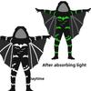 Childrens Boy Halloween Ghost Skeleton Performance Costume With Luminescent For Kids 3 To 8 Years