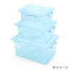 Sanrio (SANRIO) Sanrio Storage Case with Lid S Sanrio Characters Clear Storage Interior Character 26 x 19 x 12.5cm 240559 Clothes Change New Life Conv