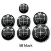 7 Pezzi Emblema Distintivo Cofano Anteriore Posteriore Bagagliaio Auto Per Logo Originale Tutto Nero E36 E46 E53 E90 E60 E93 E87 G01 G20 X3 X5 F30 F20 X6