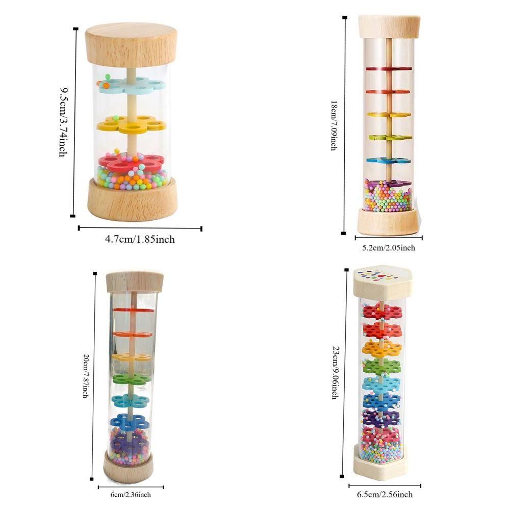 Wooden Kids Rain Rainmaker Rain Stick Rain Sound Pipe Toy Rain Stick Musical Toy  Children