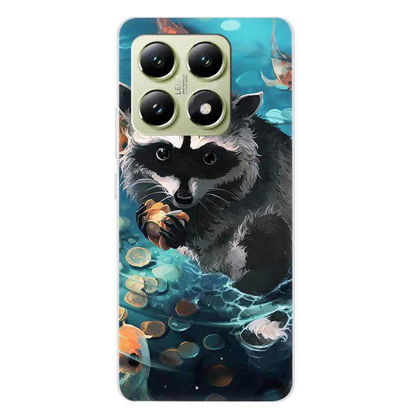 6.67" For Xiaomi 14T Pro 5G Phone Case Clear Silicone Soft TPU Back Cover Case For Xiaomi 14T Pro Case 14 T 14TPro Protective