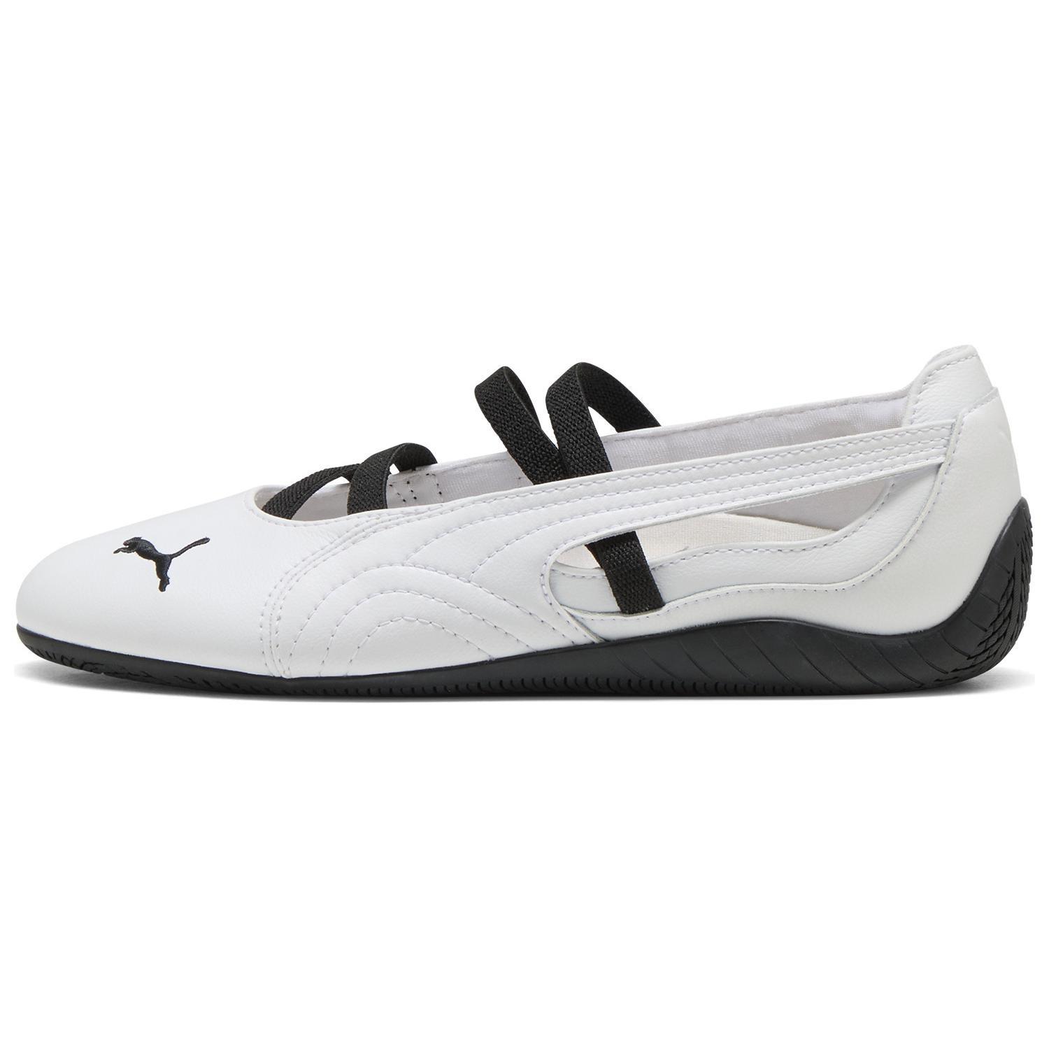(WMNS) PUMA Speedcat Ballet White Black Women s 403587-01 EU 37