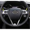 Fit For Toyota RAV4 Silver Matt Chrome Steering Wheel Trim 2pcs