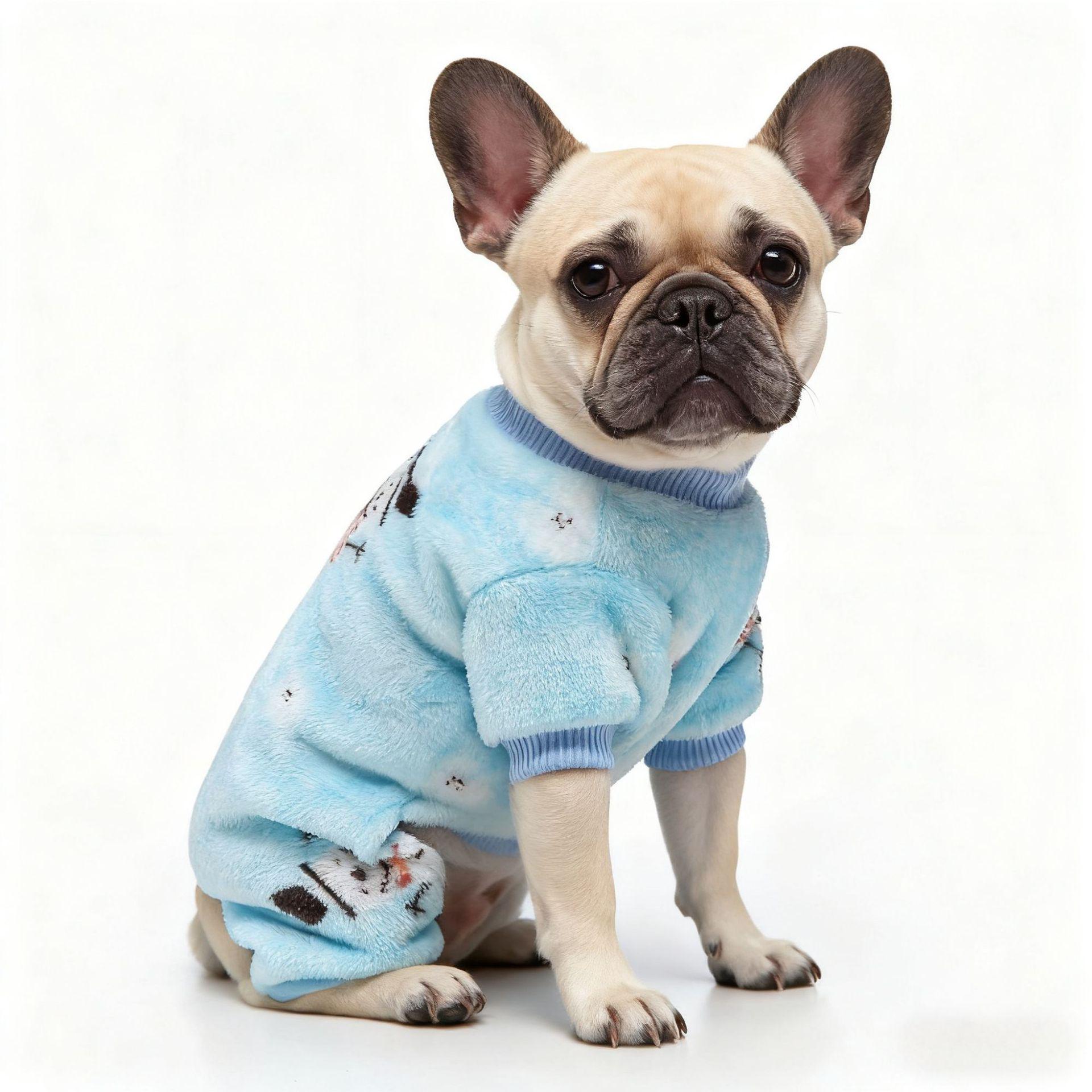 

Рождественский четвероногий эластичный плюшевый костюм для маленьких собак с манжетами на щиколотках XL - Extra Large