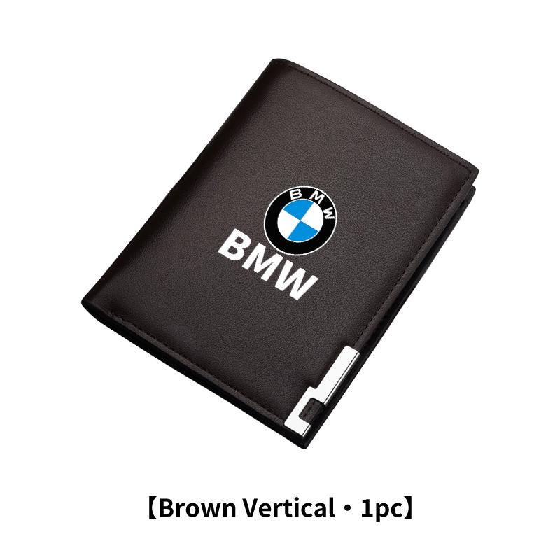 QNLT6 Car Mounted Driver License Holder Wallet Luxury Leather Design For BMW G30 G20 M3 M5 E91 E92 E93 E36 E70 X3 X4 X5 X1 E39 F30