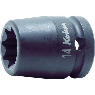 Impact Double X 27mm X 46mm Drive Ko-ken Socket, Quadruple, 14415M-27, 12.7mm