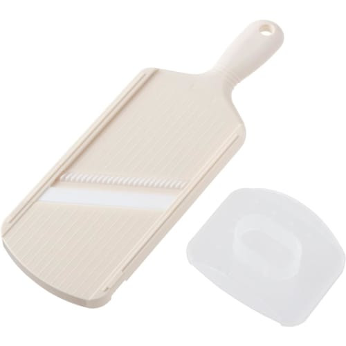 Kyocera CSN-182SWH Julienne Slicer, Made In Japan, Ceramic, Rust-Resistant, Sanitizing, and Bleach-Safe, White