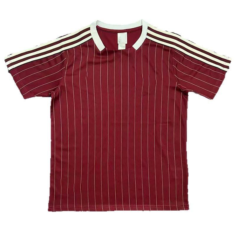 Mens Bamboo Fiber Short Sleeve Soccer Jersey Uniform Adult Football Match Training Fall Winter