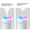 Multi-Function Car-Mounted Ultrasonic Humidifier with RGB Ambient Lighting and 300ml Aromatherapy Diffuser for Compact Spaces