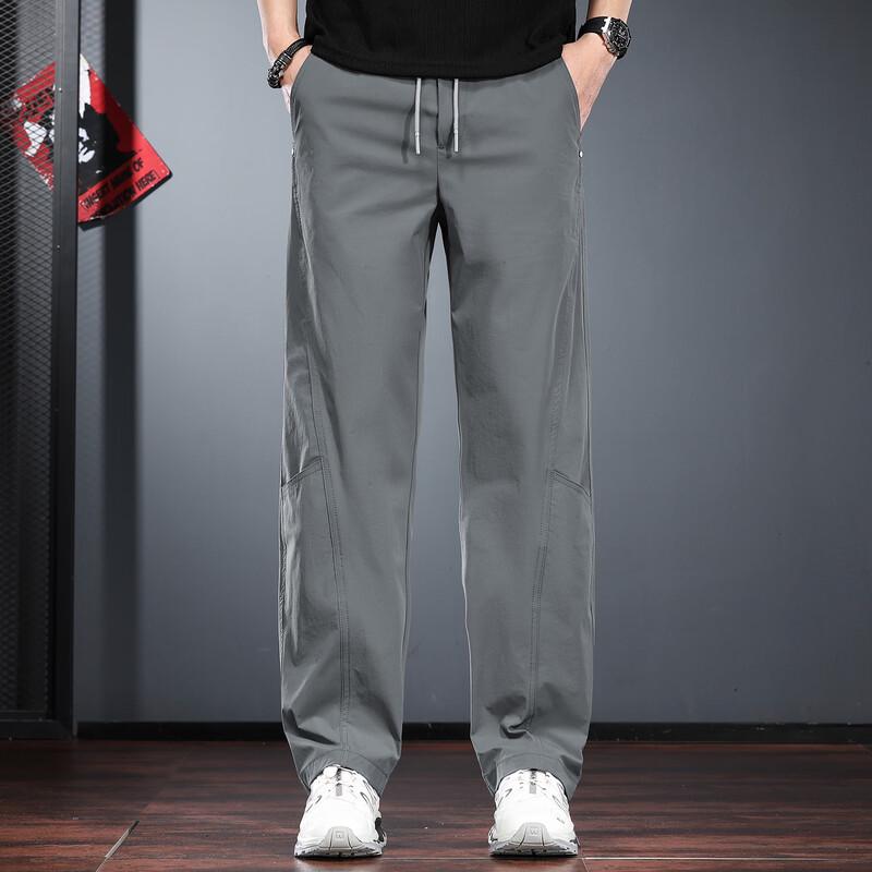 JAYLENO Men's American Style Straight Outdoor Casual Pants