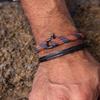 PIG & HEN Vicious Big Bracelet - Slate Gray X Radiant Orange X Black
