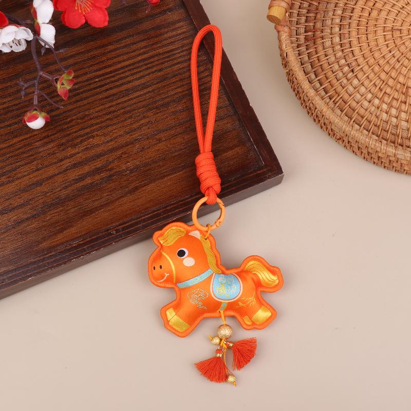 1pc 2026 Year Of The Horse Wall Hanging Ornament Chinese New Year Lucky Decoration Accessories Housewarming Small Pendant Gifts