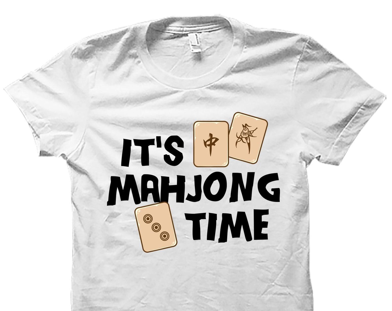 Mahjong Gift. Mahjong Shirt. Mahjong Tee. Gift For Her. Mahjong Present. Mahjong Shirts. Mahjong Player Shirt. Mahjong Gifts #OS4348 S