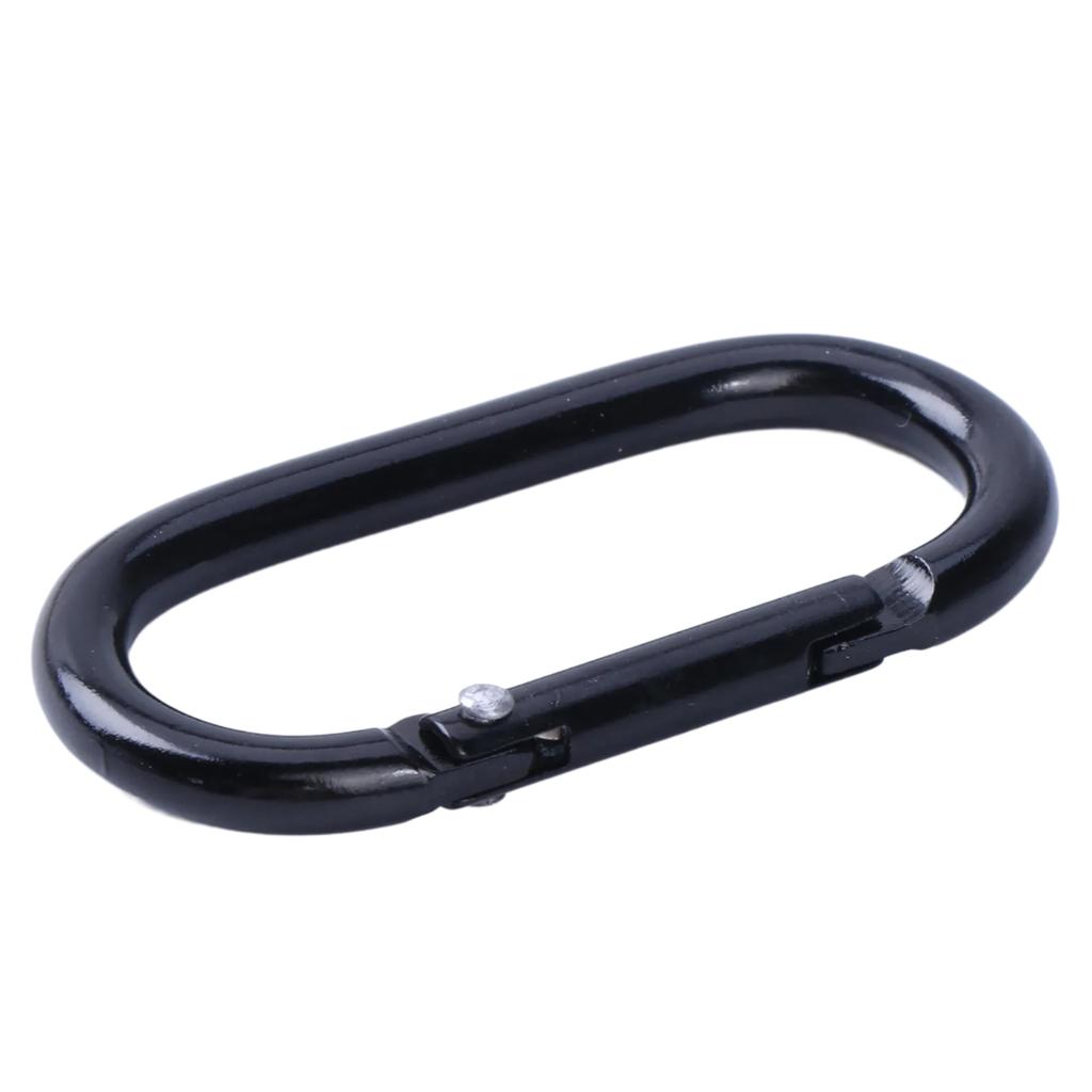 Aluminum Alloys Outdoor Oval Shape Carabiner Locking Carabiner Keychains Clip for Backpacks Camping Hikings Travelings