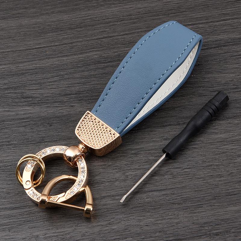 Sleek Car Keychain Pendant for Men & Women - Creative Keyring Waist Hanging Ornament Gift