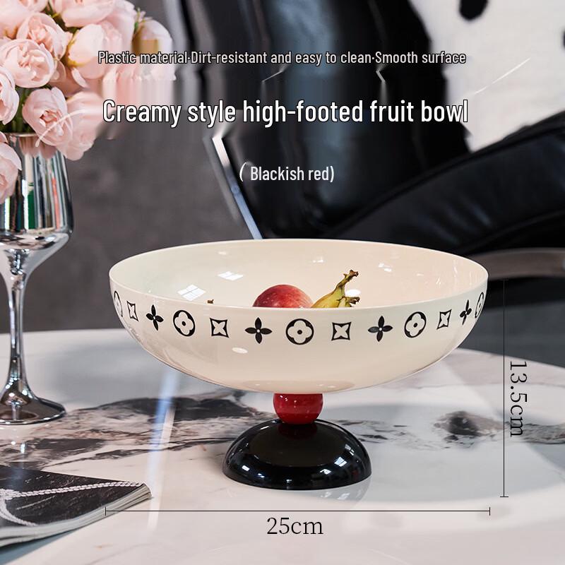 Light Luxury High-Foot Fruit & Snack Plate