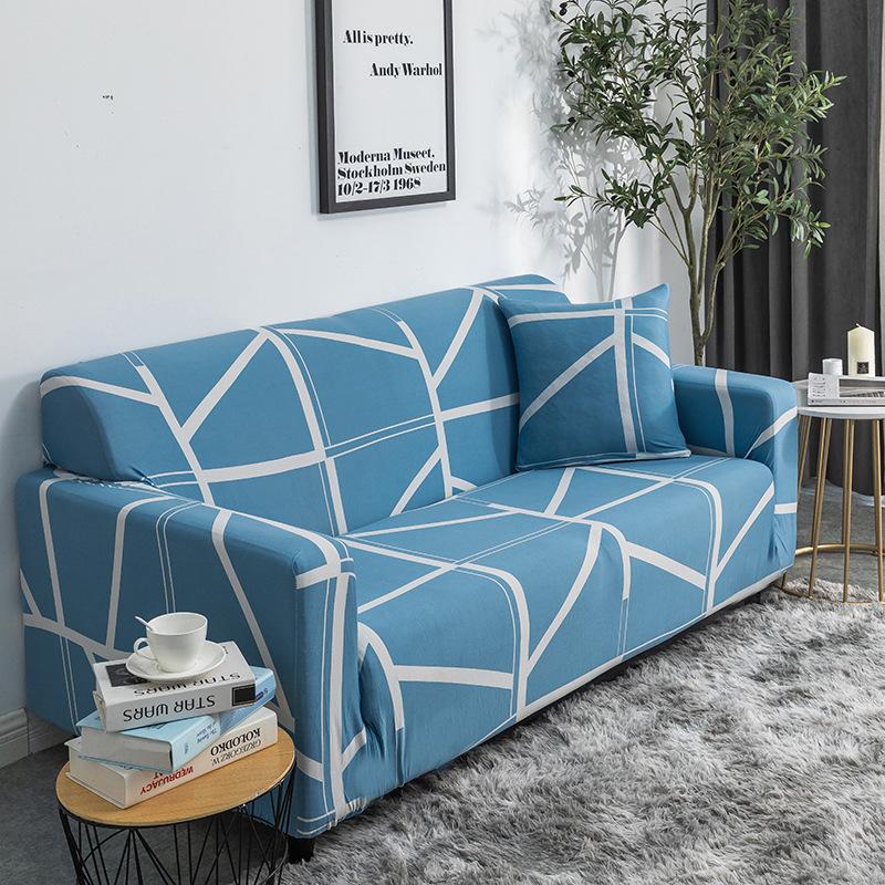 Geometric Elastic Sofa Covers for Living Room All-inclusive Slip-resistant Couch Cover Strech L Shape Corner Sofa Slipcovers 1PC