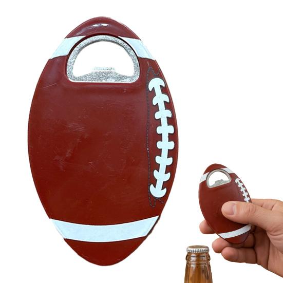 Rugby Øloplukker, Plastik Coaster Kapselåbner, Varmeisolerende Måtte med Metalåbner, Gave til Sportsfans