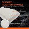 Engine Air Filter, (CA10169) Compatible with Toyota/Lexus/Scion for Camry V6(2007-2011),