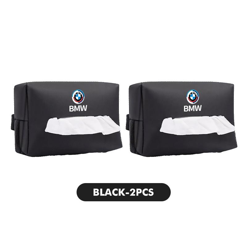 Car Seat Headrest Tissue Protetor Cover Seatback Hanging Paper Towel Storage Bag For BMW Performance M2 M3 M4 X1 X3 X4 X5 E87 X7