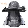 Wide Brim Sun Hat with 2 Solar Fan UV Protection Bucket Hat with Neck Flap And Face Guard 3 Speed Adjustable Fan Hat for Outdoor Fishing Camping