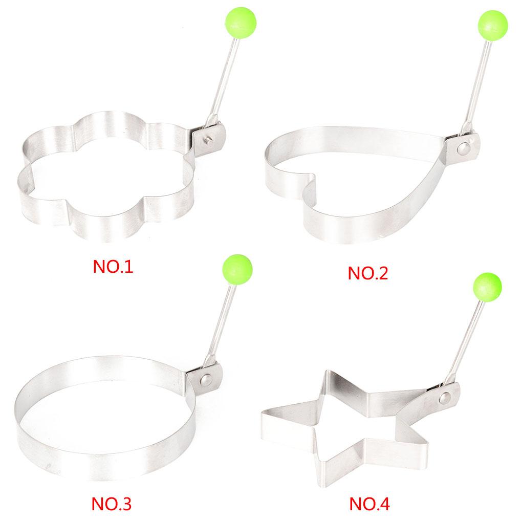 Stainless Steel Pancake Mould Heat Resistance Cooking Fried Egg Ring Waterproof Prototyping Bento Kitchen Gadget