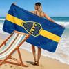 Boca Juniors Print Beach Towel, Large Soft Quick Dry Towel for Beach Camping Swimming