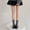 Lace Socks, Cute Mid-calf Lolita Ribbon Bow, White Pile Long Calf, Retro