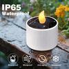 Solar Tea Lights - 10 Pack Waterproof Rechargeable LED Candles for Outdoor Garden Camping Decor, 2.3''x2.1''