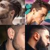 1-15 Pieces Clip On Earrings Set for Men Stainless Steel Black Fake Piercing Earring Mens Hoop Non-piercing Earrings