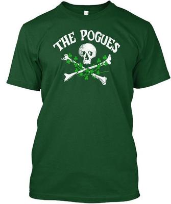 Koszulka The Pogues Czaszka Wyprodukowana w USA Rozmiar S do 5XL