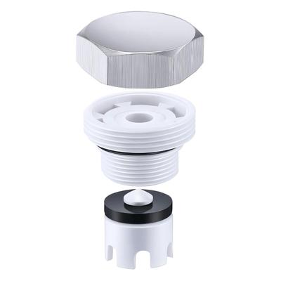 Ensemble de pièces de rechange pour disconnecteur de robinet d'eau Inclut Couvercle en laiton et Piston pour Anti-Siphon Traditionnel Sans Gel