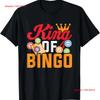 Bingo Player Funny King Of T Shirt Vintage Washed Comfortable Homme Casual Versatile Stylish Breathable Designer Clothes