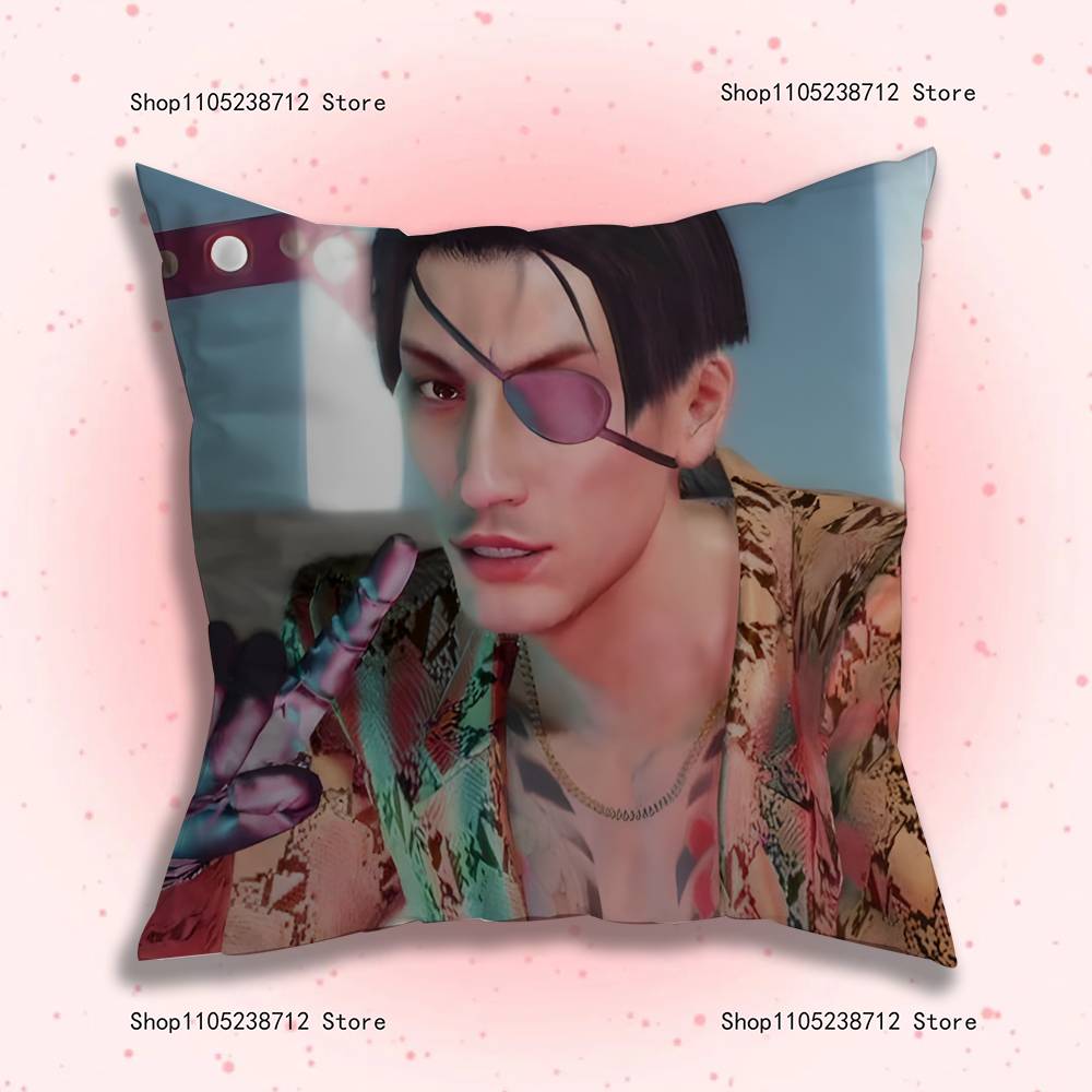 Love G-Goro Majima Y-Yakuza Pillow Case Cute Cartoon Anime Peripheralsbedroom Sofa Decorative Cushion Cover Soft Cushion Cover
