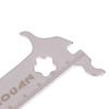 1Pcs Road Bike Bolt Measurement Wear Gauge Tool Portable 6-In-1 Bicycle Chain Gauge New Design Multitool