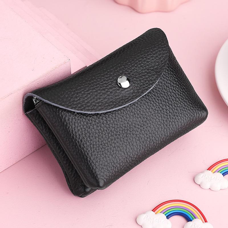 Leather Change Bag, Women's Coin Bag, Money Bag, Key Bag, First Layer Cowhide Small Wallet, Card Bag, Mini Soft Leather Small Bag.