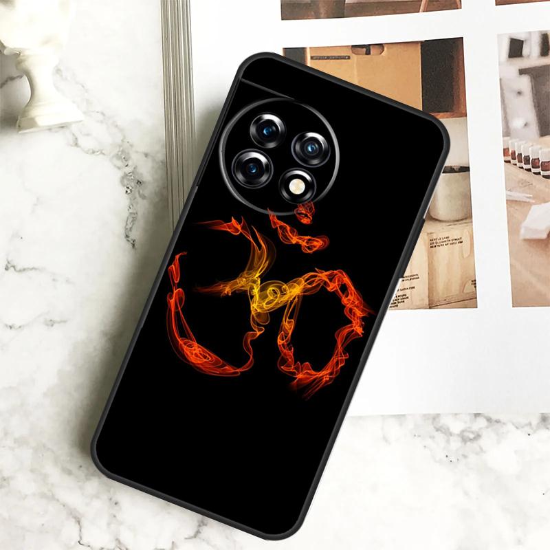 Om Hindu Symbol Case For OnePlus 12 12R 11 9 10 Pro 10R 9R 8T 10T Nord CE 2 3 Lite 2T N10 N20 N30 CE4 Cover